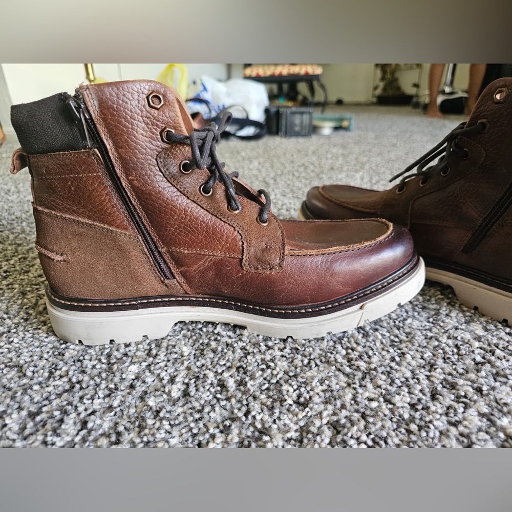 Franco Fortini Brown Leather Chukka Boots - Picture 8 of 9